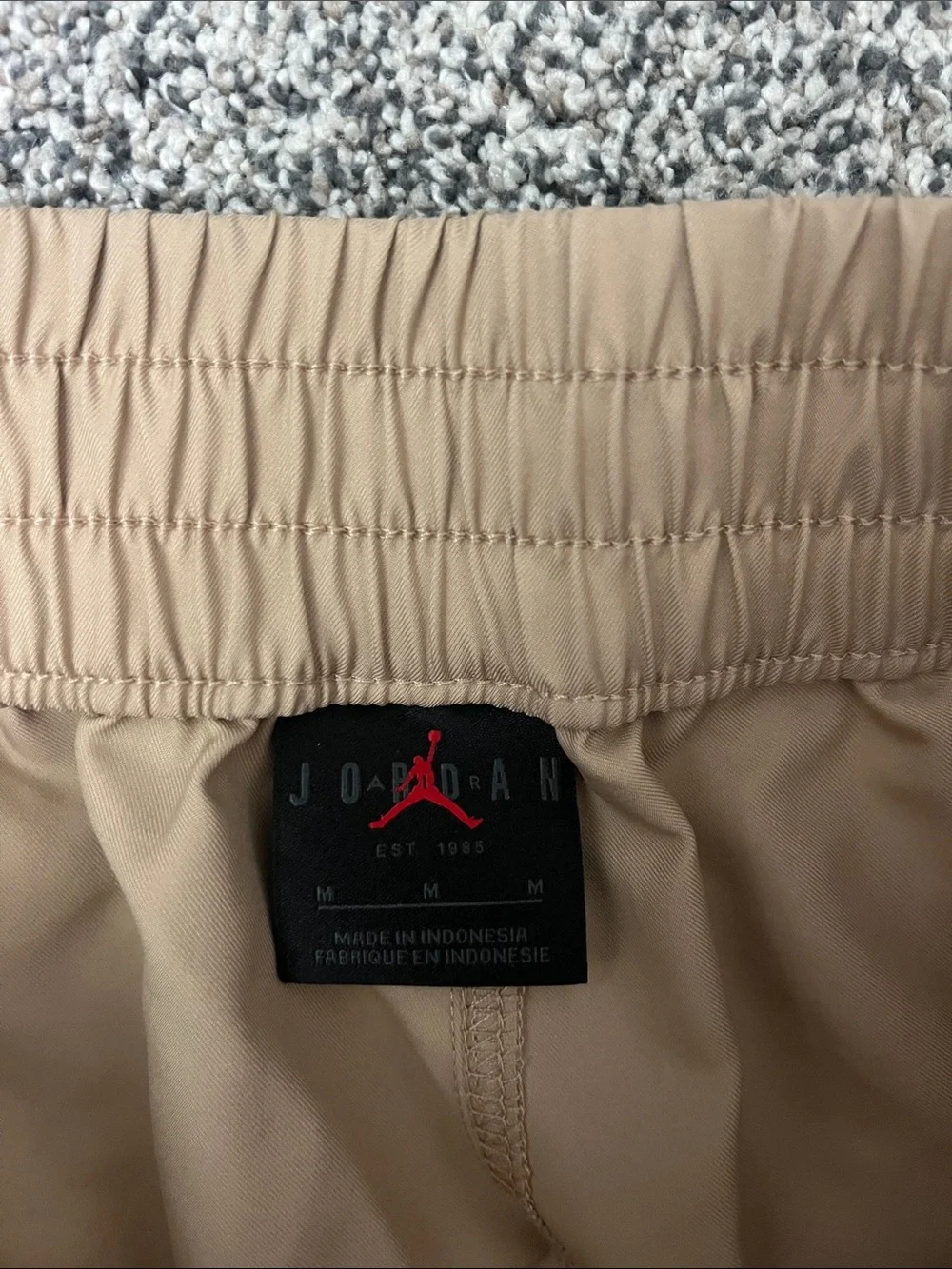 Jordan Men’s Cargo Pants in Tan with Utility Pockets